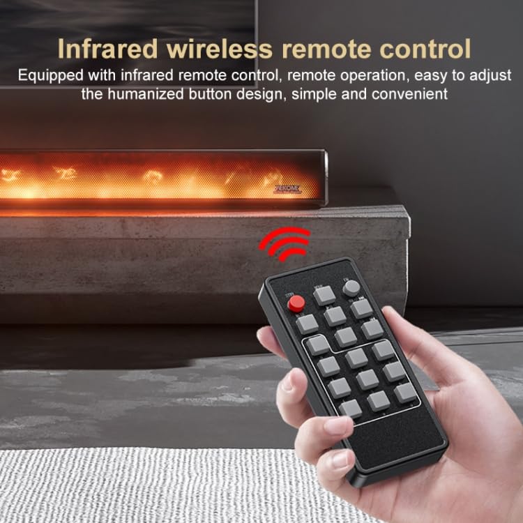 Image of WK LIFE BORN TO LIVE- 2024 with Luxury Feel D57 HiFi Quality Home Echo Wall Bluetooth Soundbar Speaker Home Theater Audio Music Center Flame Atmosphere Light 360 Stereo TV Speaker- Black