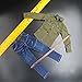 ZCCG 1/6 Scala Verde Militare Camicia e Jeans Suit Moderno Tendenza Giocattolo Soldato Abbigliamento Modello Adatto per 30,5 cm Action Figure, A