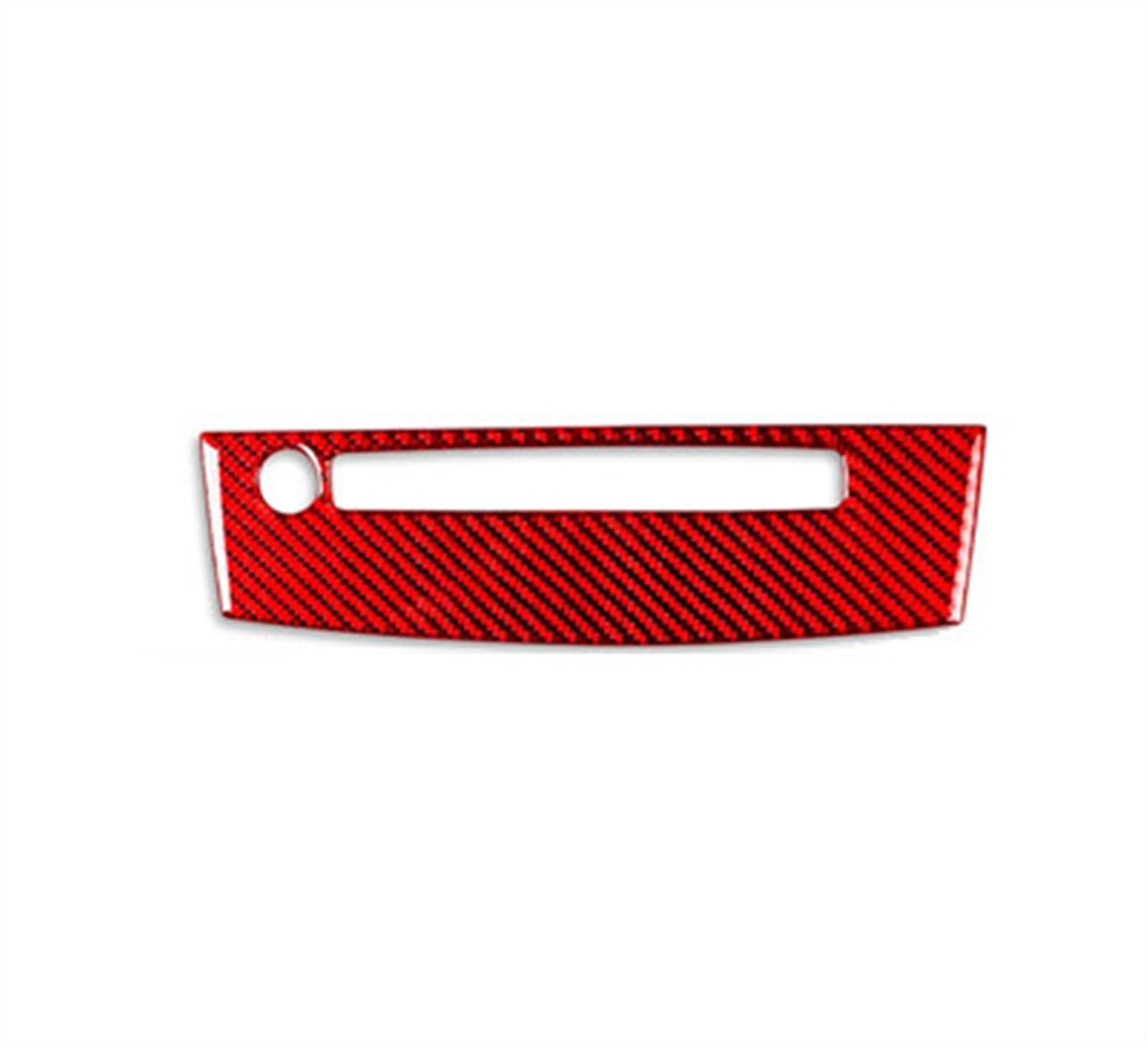 Piwine 14 Red Car Interior Accessories Cd Air Conditioning Control Panel Trim Decal Sticker For 5 Series E60 2004-2010
