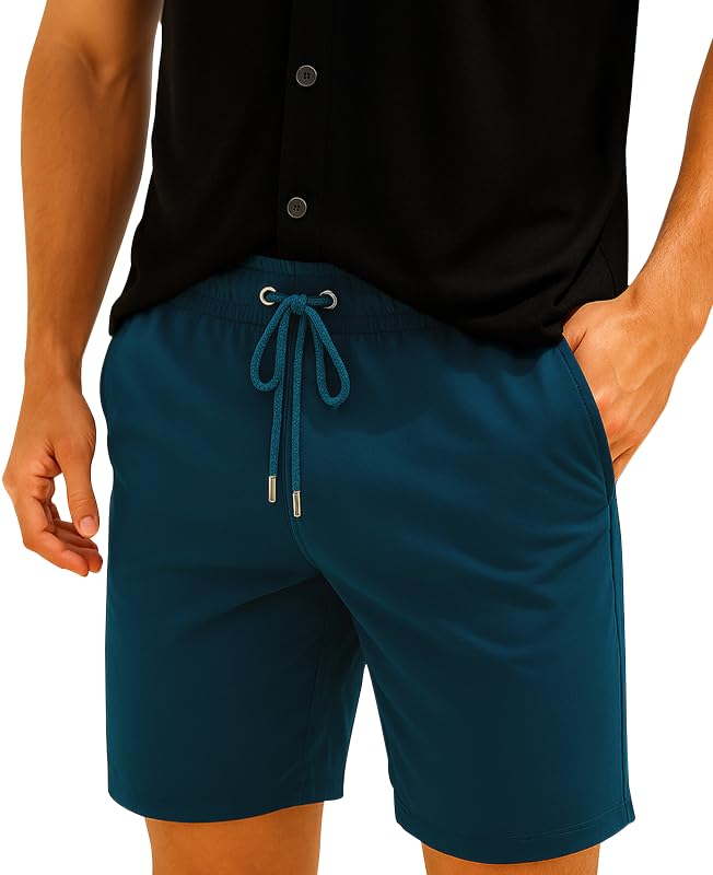 sleepynuts Men's Terry Cotton Regular Fit Solid Shorts with Side Pockets and Waistband (Size S to 2XL, Pack of 1)-picture-17