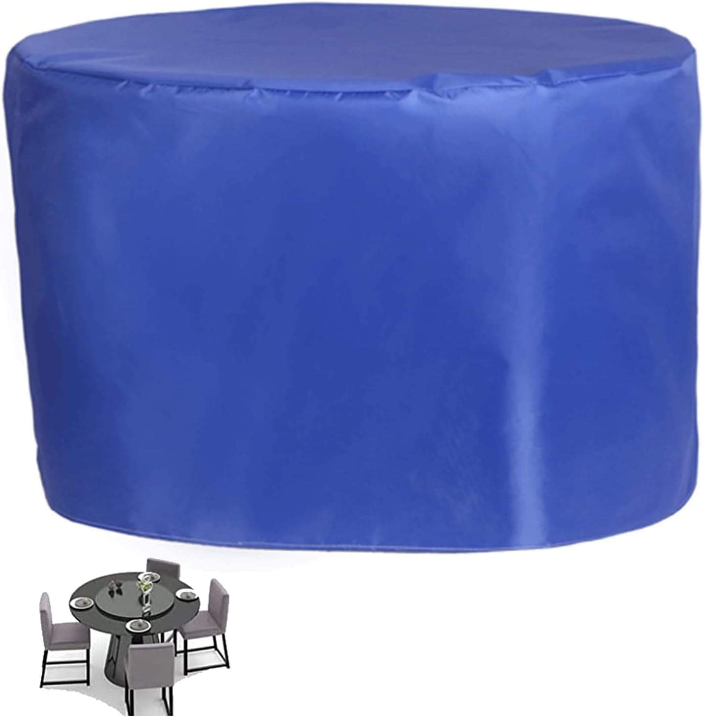 Patio Furniture Covers Round 24" D x 24" H, Furniture Covers Waterproof, Outdoor Patio Table Covers, Garden Furniture Covers, Windproof Tear-Resistant Snowproof