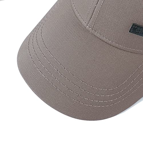 Cacuss Men's Cotton Dad Hat Classic Baseball Cap With Adjustable Buckle Closure,Golf Cap(Khaki) #TOP5