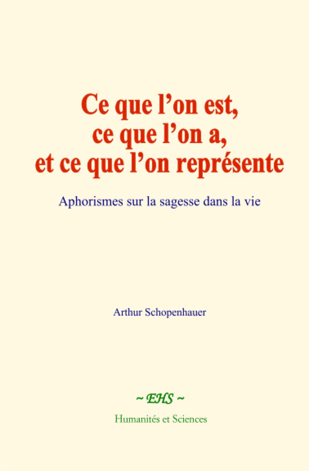 Ce que l’on est, ce que l’on a, et ce que l’on représente