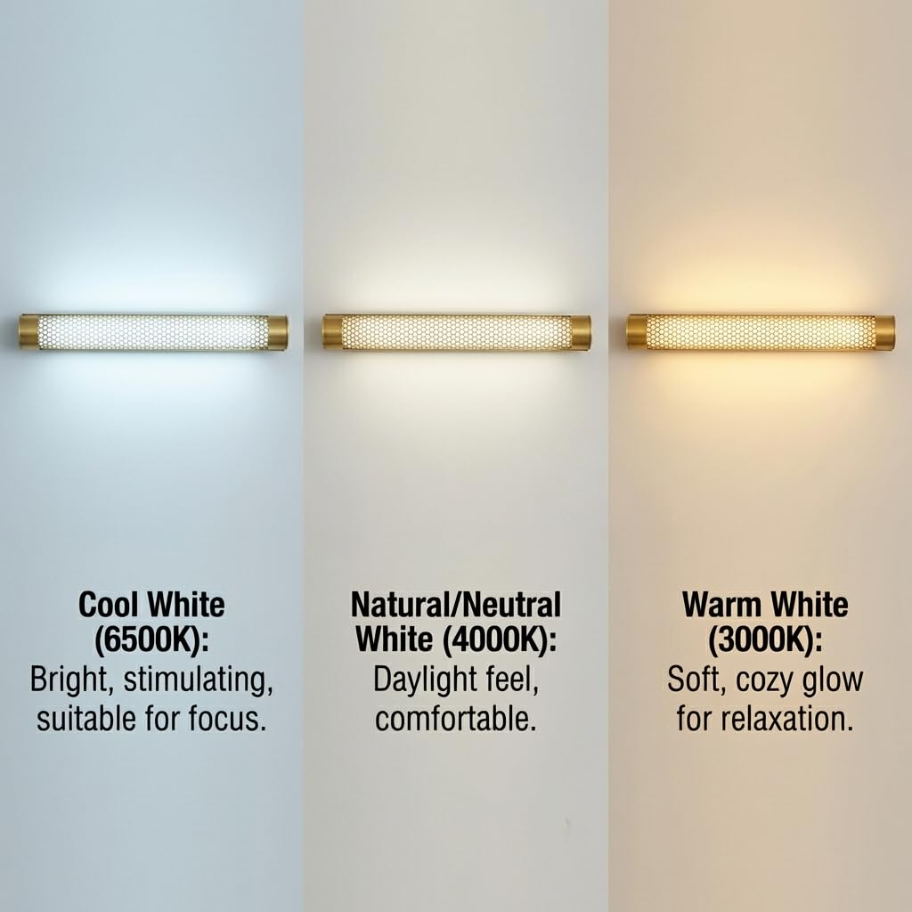 Proudome LED Vanity Light | Decorative Wall Lamp for Bathroom, Dressing Room, Mirror & Picture | Modern Indoor LED Wall Light for Grooming & Makeup 2