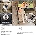 Hunde Sicherheitsgurt, 2 Stück Verstellbar Sicherheitsgurt Hunde für Auto, 3-in-1 Reflektierend Bungee Hundegurt fürs Auto mit Haken Anschnallgurt Hund Auto für Alle Hunderassen & Autotypen (Schwarz)