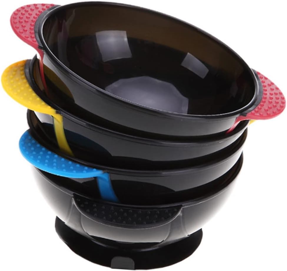 Hair Dye Bowls ，Hair Mixing Bowl ，1set Dyeing Agitator Set Cup for Easy Coloring Black Tinting and Stirrer