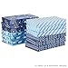 Hallmark Medium Holiday Gift Boxes with Lids (12 Shirt Boxes, 4 Designs: Snowflakes, Stripes, Sweater Pattern, Reindeer) for Christmas, Hanukkah, Holiday Parties, Hostess Gifts