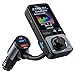 Produktbild LENCENT Bluetooth FM Transmitter, Auto AUX Autoradio Adapter Bluetooth 5,0, QC3.0 Schnellladegerät, HiFi Musik Treble & Bass Booster, Unterstützt TF Card, Hands-Free, Siri, Google Assistant