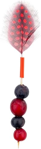 Miniatura 5 de Restaurantware Palillos de dientes de fiesta de 6 pulgadas, 500 pinchos de cóctel desechables, decoración de plumas de camuflaje, puntas afiladas,