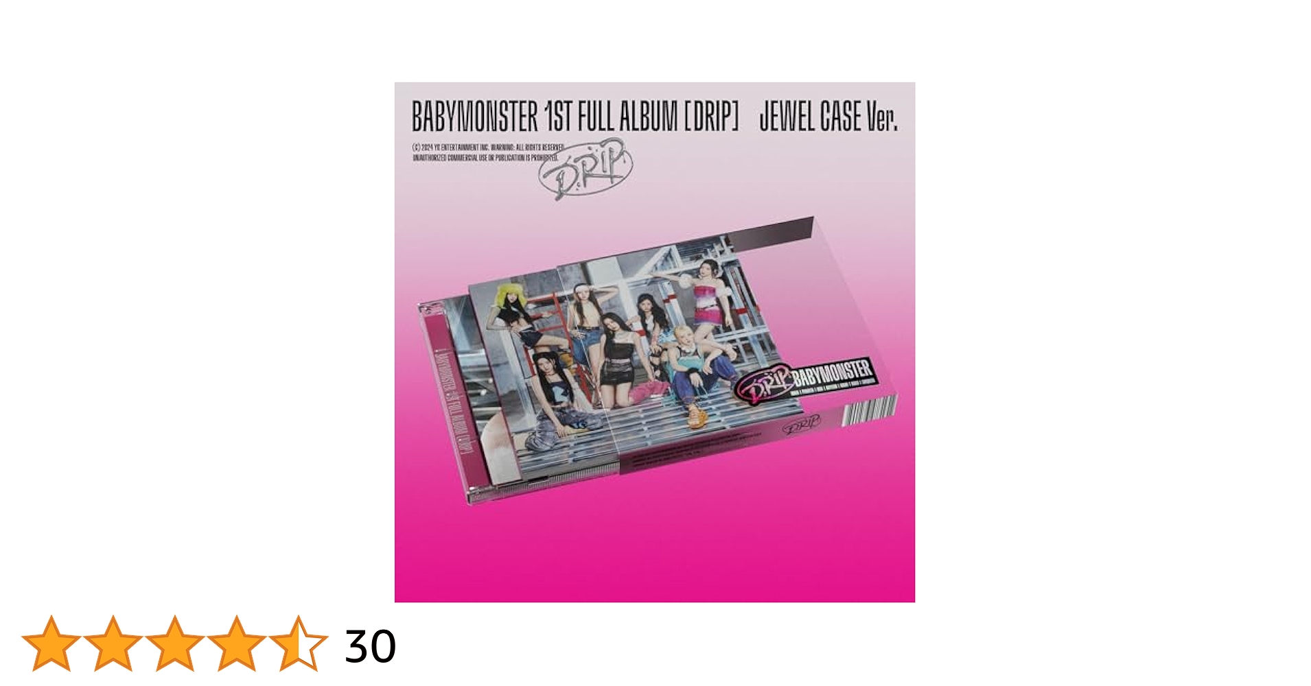 【新品未開封】BABYMONSTER Jewel Case, TAGセット Amazon.co.jp: BABYMONSTER 1st FULL ALBUM [DRIP] JEWEL CASE