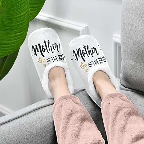 DOMIKING Groom Wedding Bride Slippers Bridesmaid Bridal Bed Slippers for Unisex Women Men M3