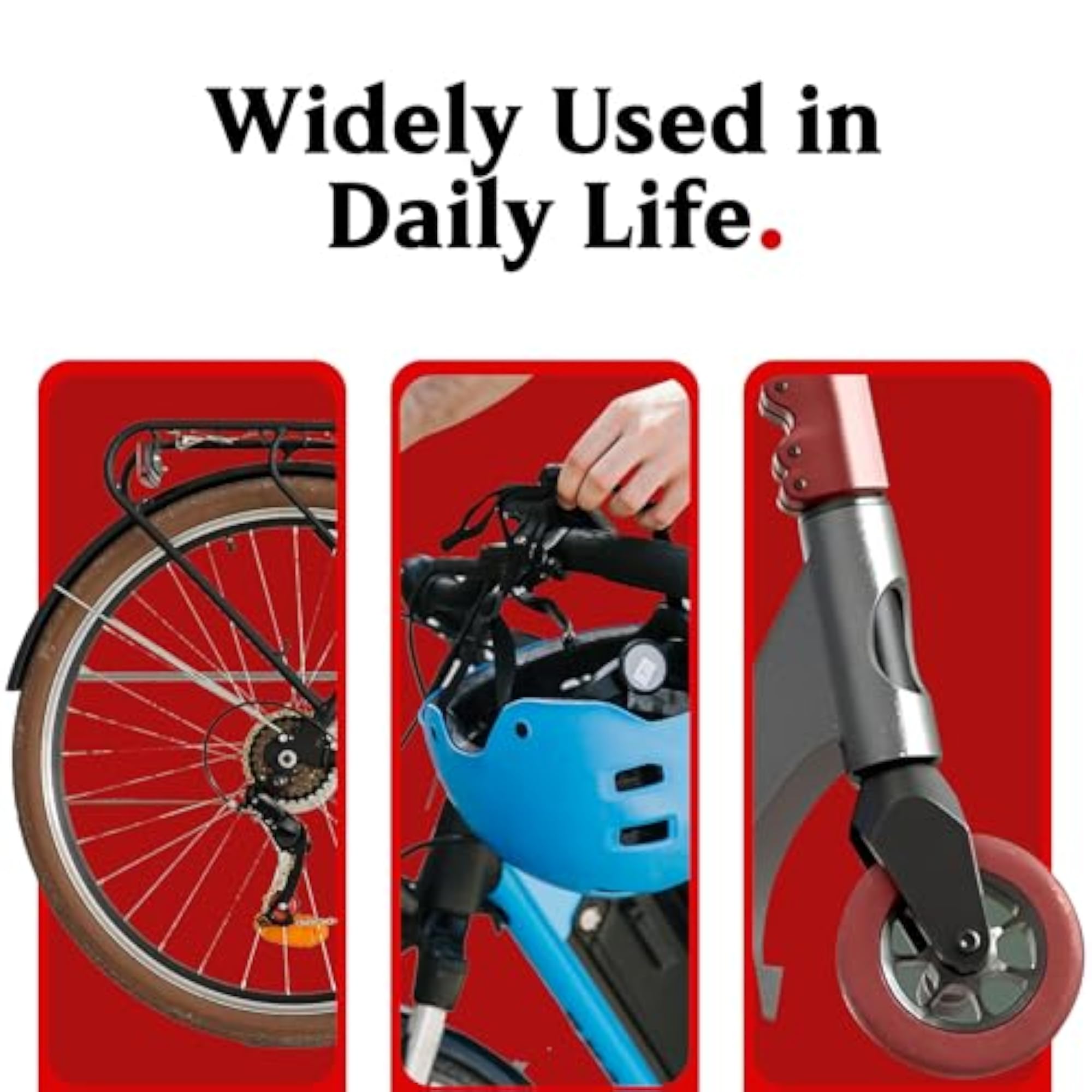 Heavy Duty Wire Cable Lock for Bike and Cycle, Anti-Theft