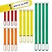 Wrap-It Storage Cinch-Straps (Assorted 16 Pack) Features Stainless Steel Buckle and Write on Label for Easy Cord Identification and Cable Management, Reusable Multi-Purpose Securing Cinch Straps