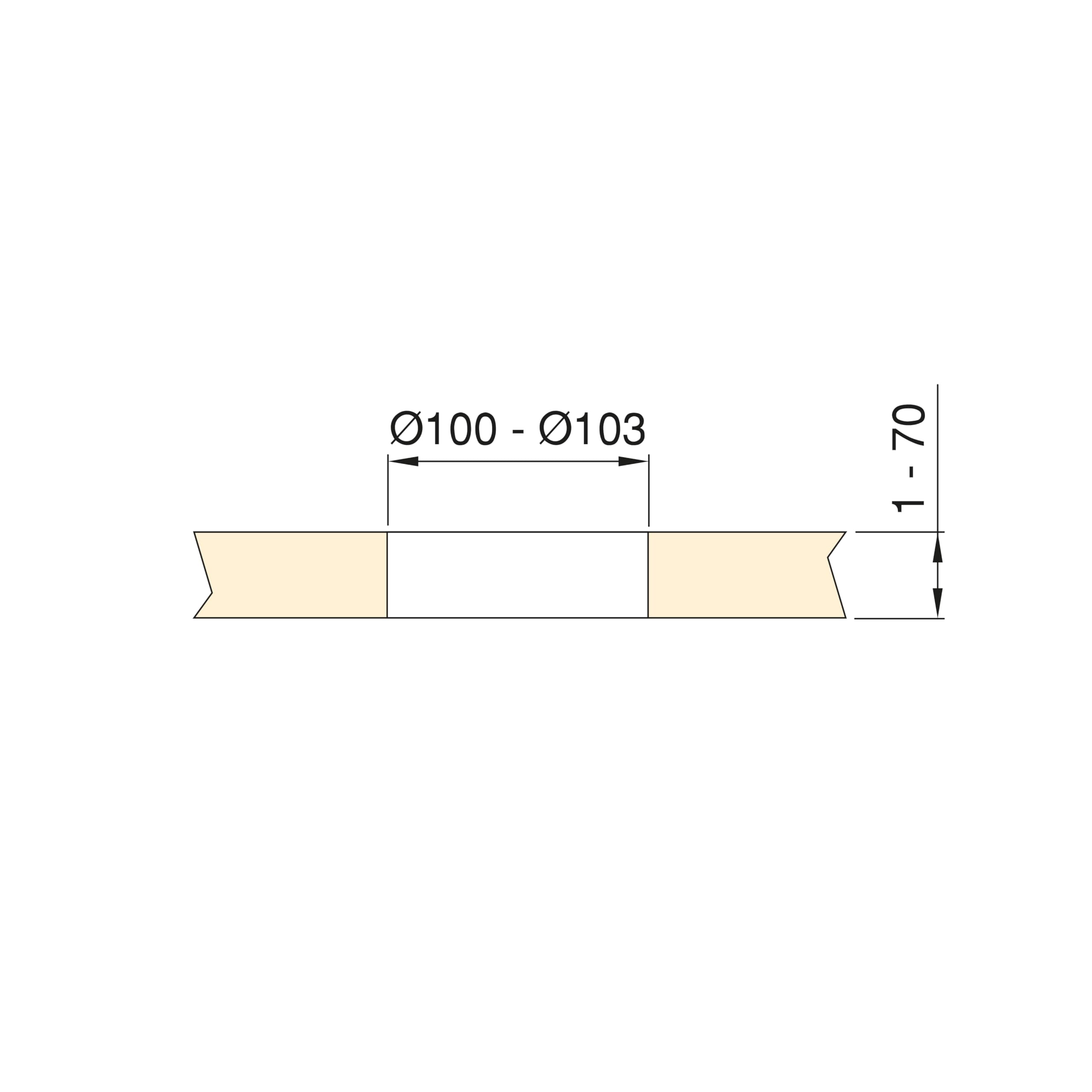 Emuca - Multiconnettore Vertikale Push diametro 100mm, 3 spine di tipo Schuko, 1 USB A, 1 USB C, Acciaio e Tecnoplastica, Verniciato Nero