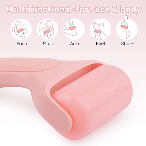 Miniatura 4 de Rodillo de hielo para ojos faciales, regalos para mujer, rodillo masajeador facial, hinchazón, alivio del dolor de migraña y lesiones menores