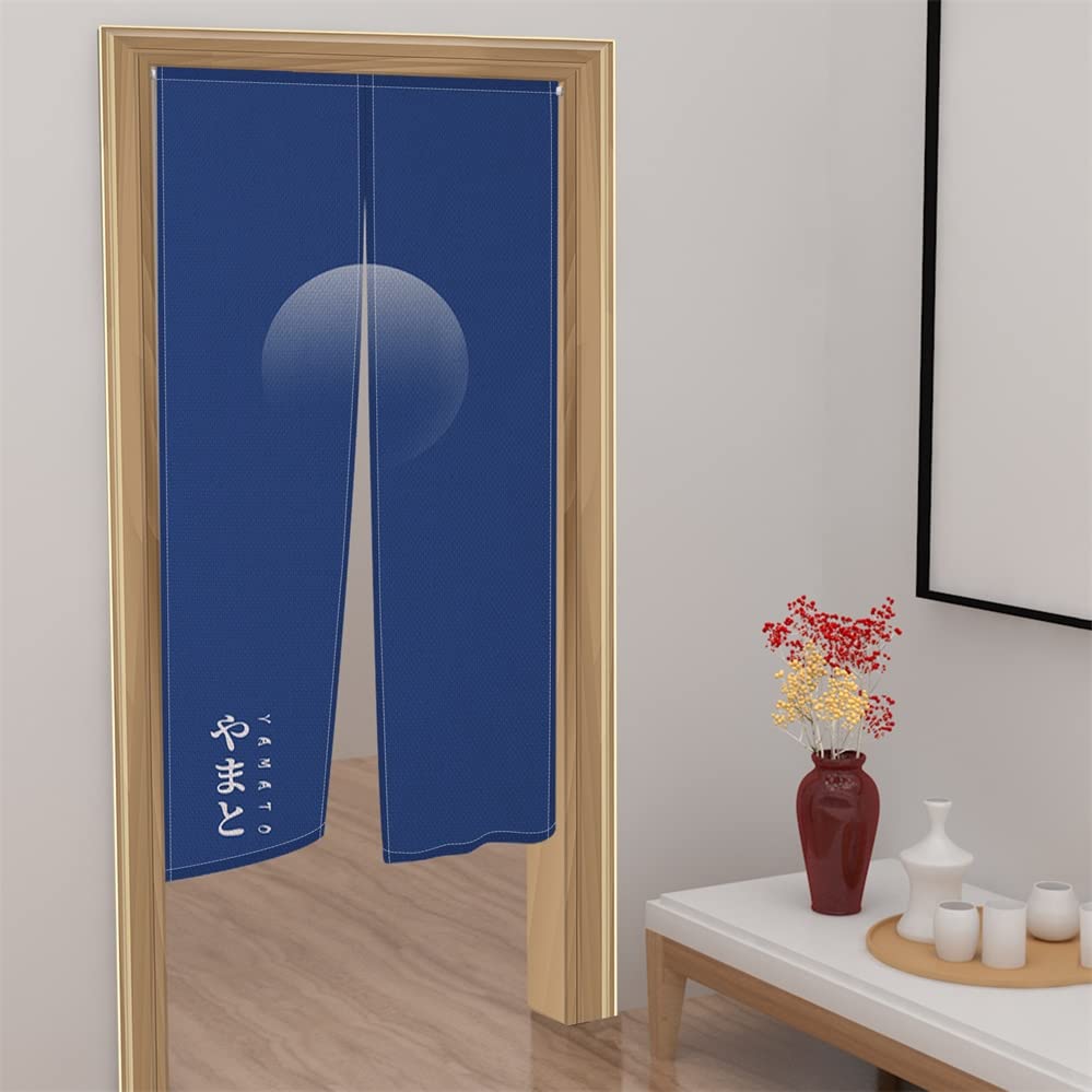 Leowefowa Japanese Noren Doorway Curtain Window Treatment Door Yamato Printed Tapestry for Privacy Partition Divider Panel Ukiyoe Room Home Decors 28.3'' Width x 47.2'' Long (ZDNCM000216)