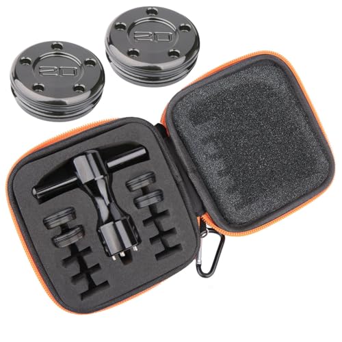 OGECLF 4pcs/set Black Golf Weights Kit for Titleist Scotty Cameron Newport, Phantom, Futura, GoLo, California Putters (2x5g 2x10g)