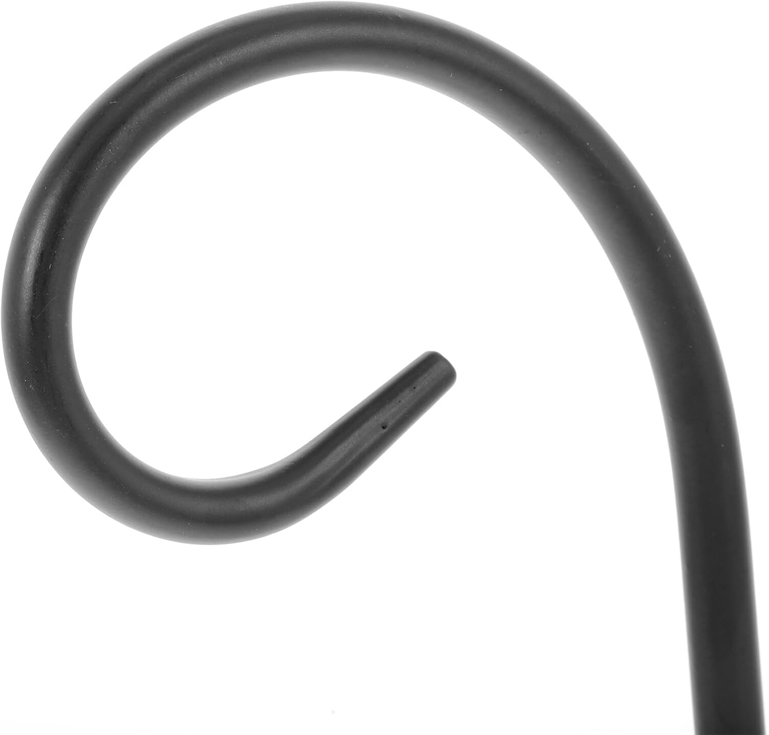 Wall Mount Flower Pot Bracket Hook 2pcs Black Iron Hanging Plant Holder for Indoor Outdoor Balcony Garden Decoration