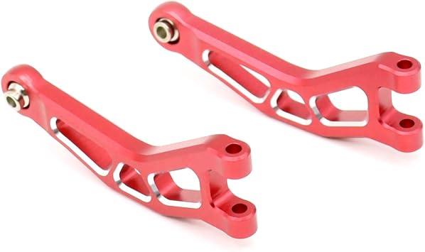 سبيكة تعليق علوي علوي ذراع 6061 Alum ARA330809 لـ Arrma 1/18 Granite Typhon Grom Mega 380 ترقيات الجزء الأحمر