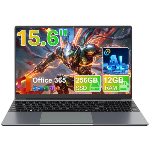 Image of 15.6 inch FHD IPS Student Laptop, AI Assistant Included, Office 365