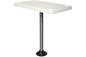 JIF Marine DSH-KS Rectangular Ivory Table KIT