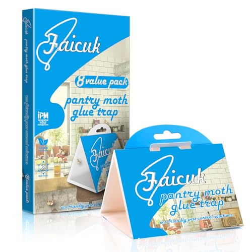 Faicuk Pantry Moth Traps – 8 Pack Odorless Non‑Toxic