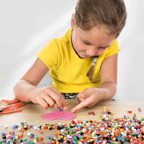 Perles à repasser sans odeur toxique grâce à la formule sans PVC de haute qualité SES Creative - 5