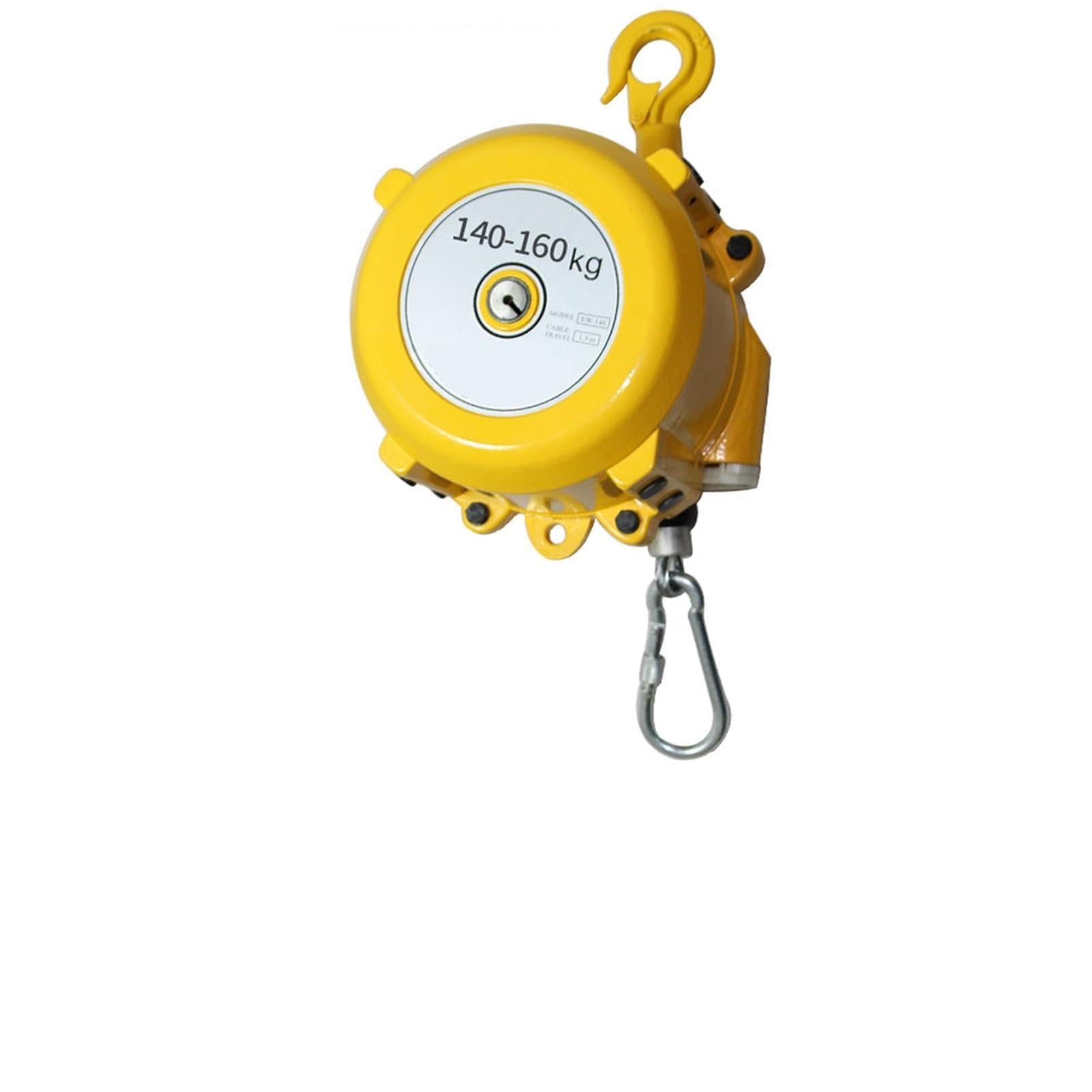 HYQOUKLR Telescopic Spring Balancer, Retractable Spring Balancer With 1.5m Wire Rope And Hook Multiple Load Capacities(140-160kg)