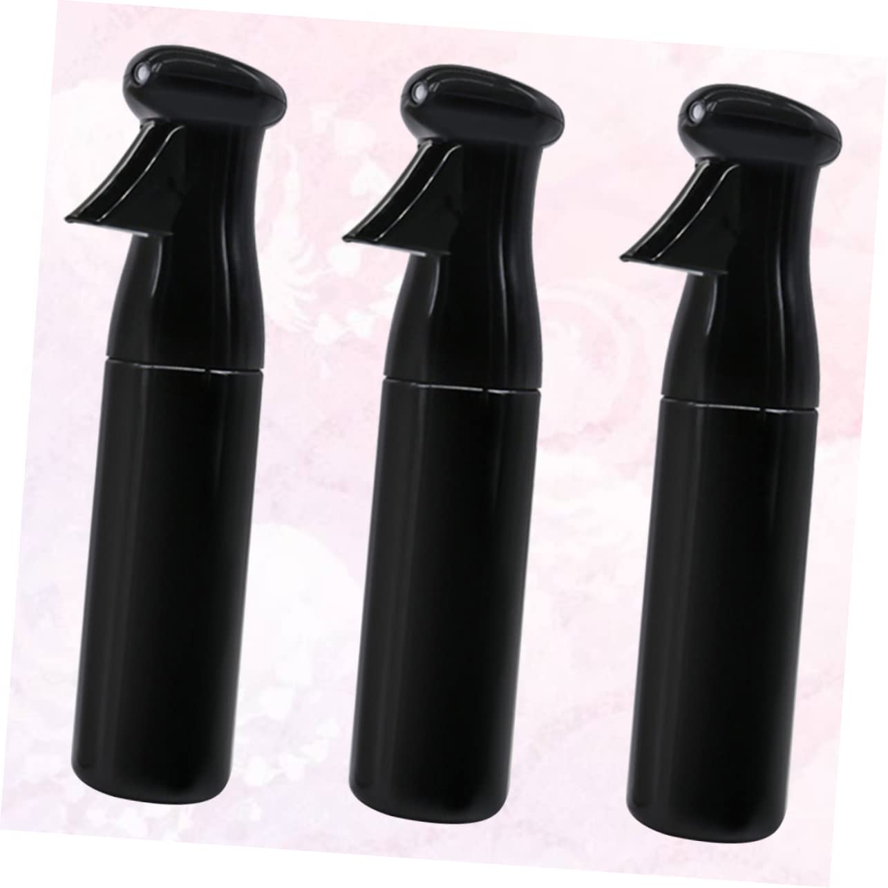 3 Stück Handdrucksprühflasche aus Nachfüllbare Sprühflasche mit Großer Kapazität für Salon Garten und Zuhause Elegantem Schwarz Langlebig und