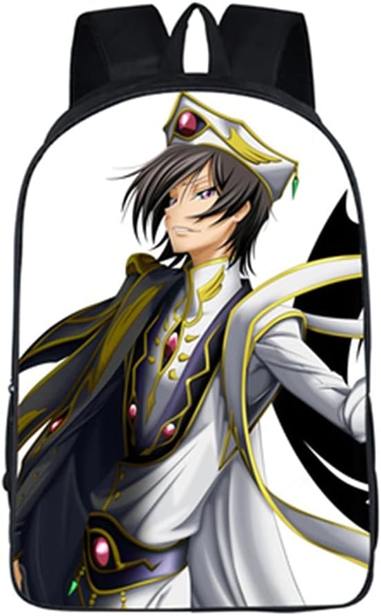 ISaikoy Anime Code Geass Backpack Satchel Bookbag Daypack School Bag Shoulder Bag Style4