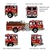 Generic KME Predator Fire Engine - LACFD Engine 16 - Premium Diecast Model for Fire Engine Collectors - Emergency Response Series 1:64 Scale - Diecast Firetruck