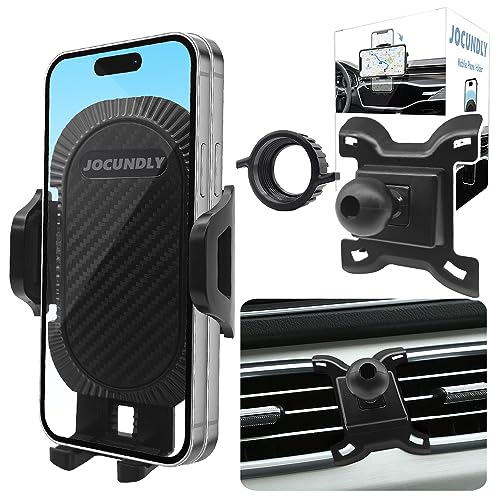 JOCUNDLY Car Phone Mount 2020-2024 Mercedes Benz GLE Class and 2020-2024 GLS Class [Thick Case Friendly] Mobile Phone Holder Cell Navigation Bracket Air Vent Auto Accessories Cradles, All Phones