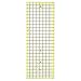 Price comparison product image ANSIO Quilting Ruler, 8.5 Wide x 24 Long, Transparent, Acrylic, Double Colored Black and Neon Grid Lines for Easy Precision, Sewing Ruler Ideal for Quilting, Craft & Sewing, Patchworks