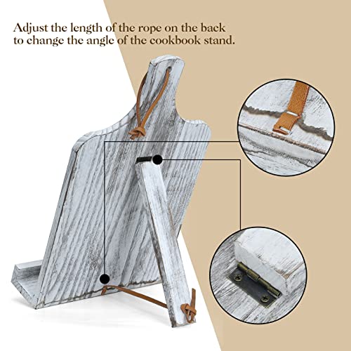 Cuffup CB-WHITE XLJ Cookbook Stand Cookbook Holder thumb #6