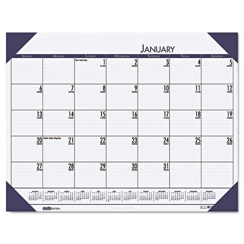 House of Doolittle 12440 Compact Calendar Desk Pad - Monthly