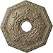 Ekena Millwork CM18NTGDC Nottingham Ceiling Medallion, 18"OD x 3 1/2"ID x 1 1/2"P, Hand-Painted Gobi Desert Crackle