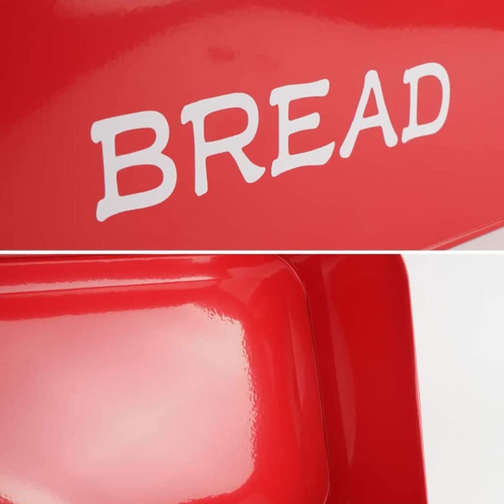 LIOONS Contenitore per Il Pane in Metallo, Contenitore per la conservazione degli Alimenti da Cucina Portapane Adatto per la conservazione del Pane di Grande capacità da appoggio in Cucina