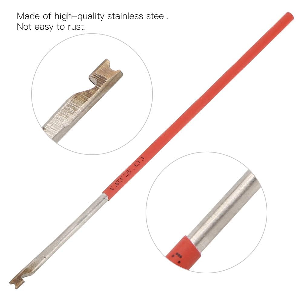 Kit Réparation Instrument à Vent – Crochet à Ressort 118mm Pour Saxo, Clarinette, Flûte | Outil Luthier Acier - 13