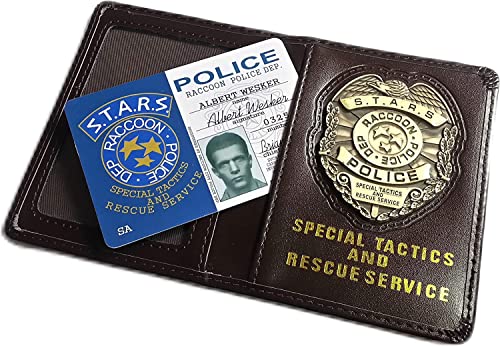 Resident Evil Biohazard S.T.A.R.S RPD Wallet Leon ID Holder | Chris Jill Cosplay3