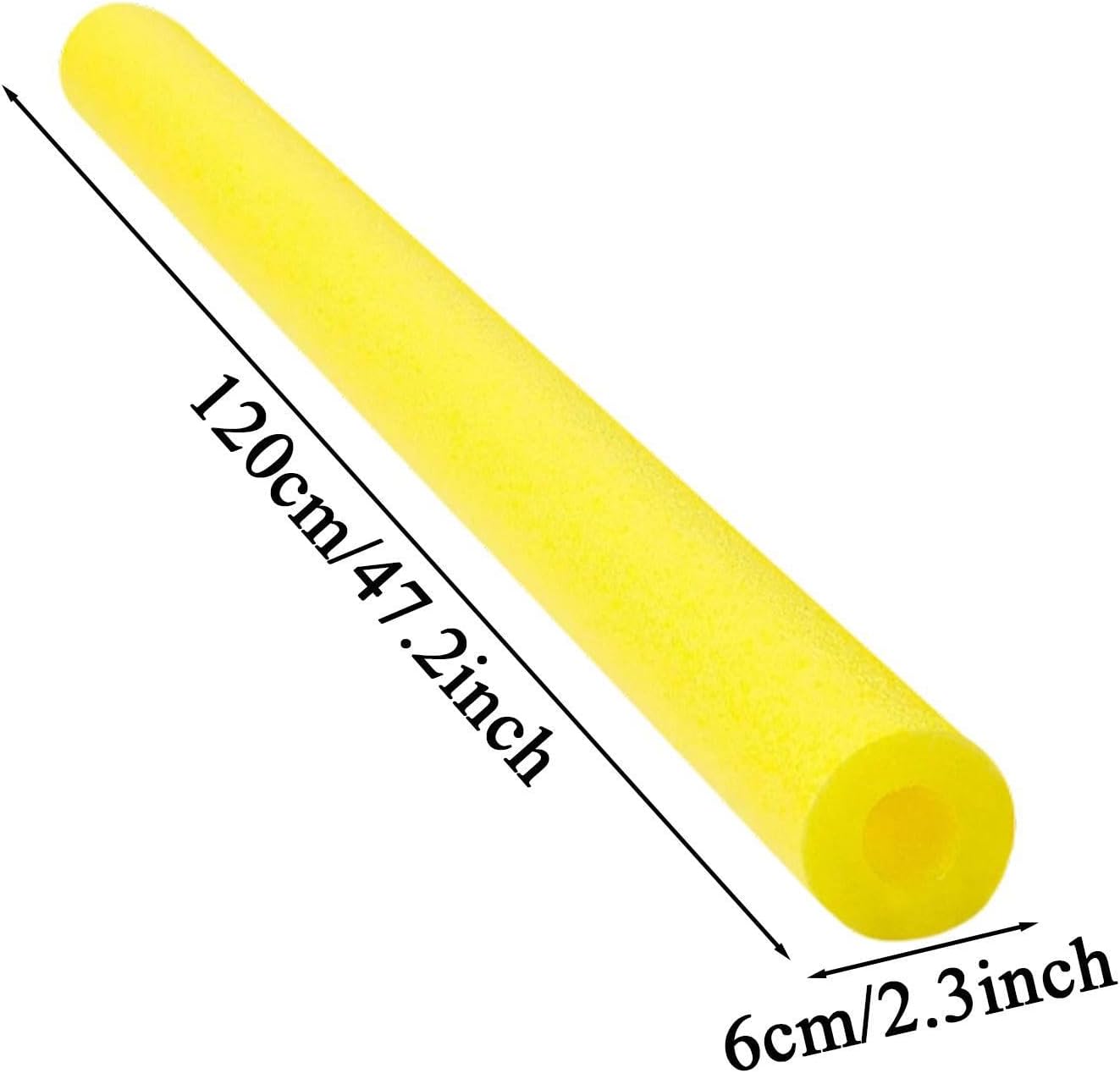 Pool Noodles Foam,Hollow Floating Water Exercise Aid - Pool Floating Noodles,for Home Bath Bathroom Backyard Outdoor Lake River Boys Girls Adults Family