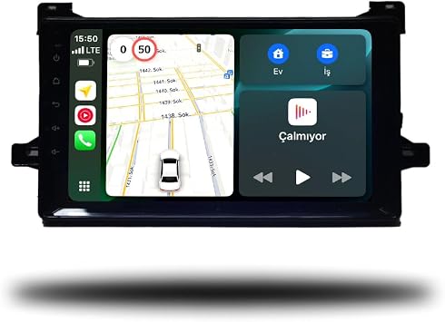 MarTechno Android Multimedya 4GB RAM 64GB Haf za Toyota Prius 2010-2016 ile uyumlu