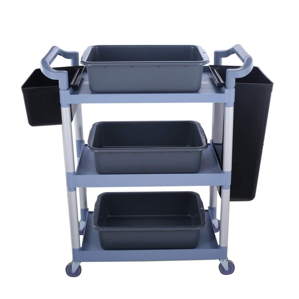 Amazon.com: Carrito multifunción Socean-Hotel Restaurant Service car Carro  de entrega de comida móvil de tres plantas, aumentar el espacio, super  capacidad, con ruedas., S : Patio, Césped y Jardín