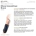 Copper Compression Elbow Immobilizer Orthopedic Brace for Men and Women. For Cubital Tunnel Syndrome, Tendonitis, Tennis + Golfer Elbow, Sleeping.