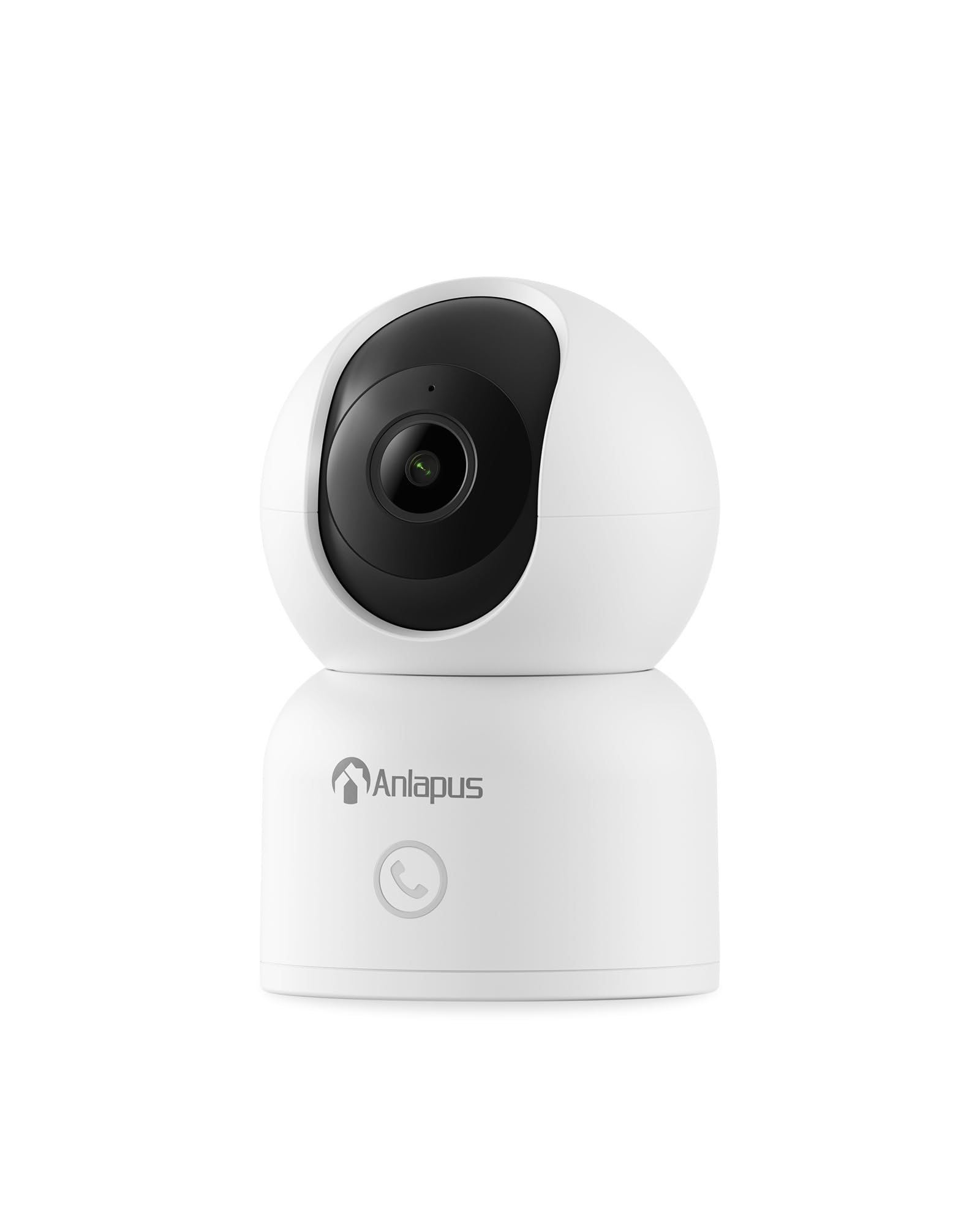 Anlapus 4MP WLAN Überwachungskamera Innen, Schwenke-Neige-Funktion | KI Personenerkennung, 2,4/5 GHz WiFi, 2-Wege-Audio mit App-Benachrichtigung, Karte/Cloud-Speicherung