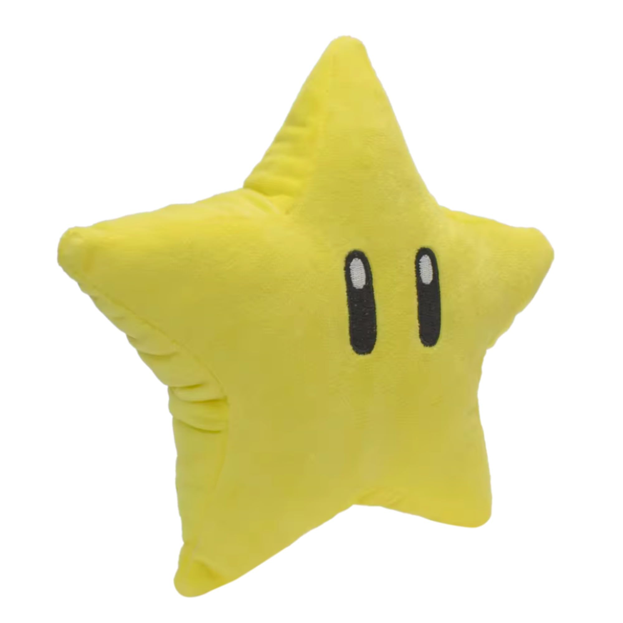 Cuscino in peluche Super Invincible Star – Morbido e coccoloso Mario Starman Cartoon Plushie per bambini, adolescenti e giocatori, decorazione da collezione per la stanza dei giochi Bros