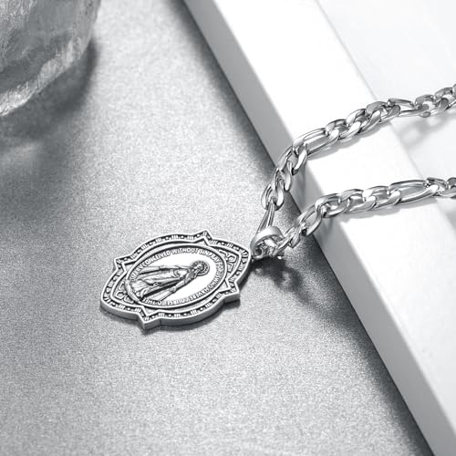 Archangel Necklace 925 Sterling Silver Protection Necklace Religious Amulets Jewelry Gifts3