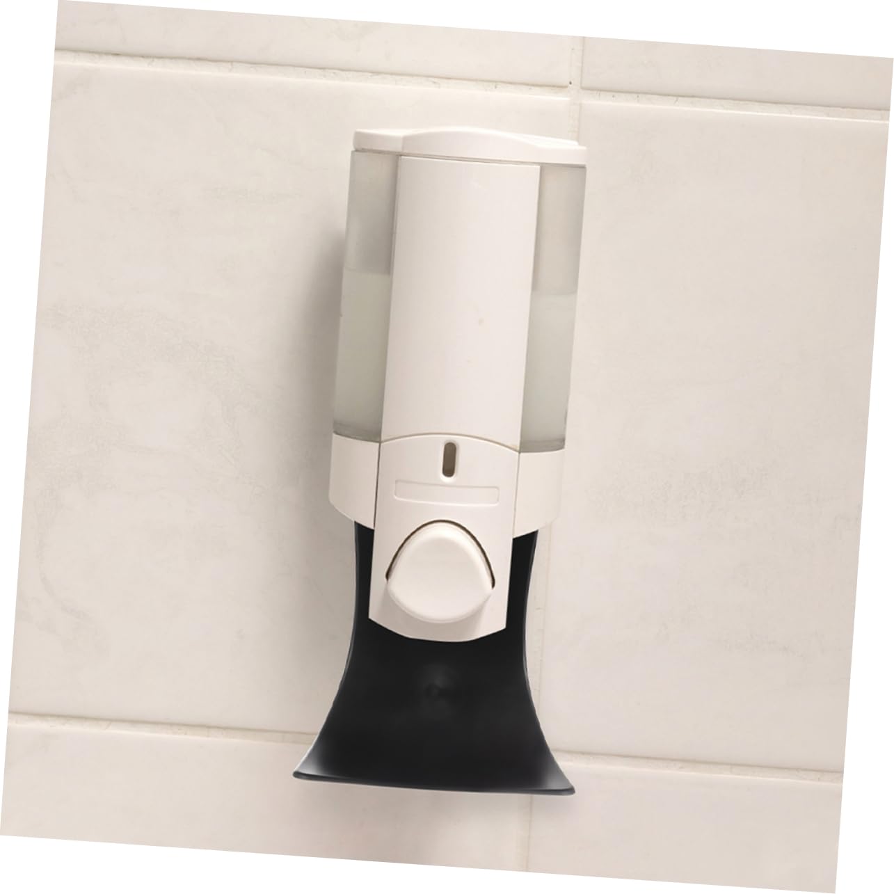Set 3 Pezzi Vassoio per Dosatore Sapone Bagno in Plastica Nero, Supporto per Lavaggio Mani Anti-spill che Previene Traboccamenti, per Montaggio a Muro