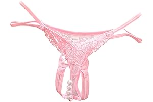 Sexy Pearl and Lace Thong