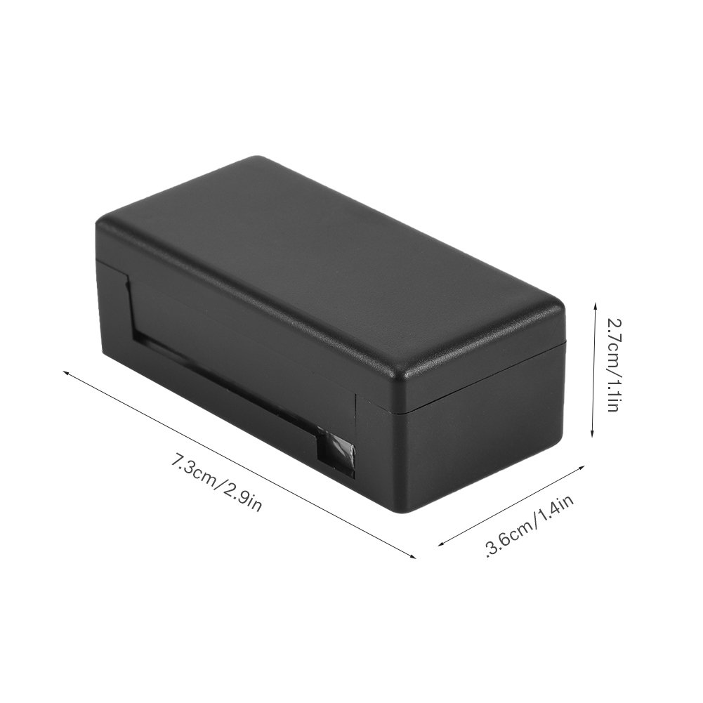 Funda Para Raspberry Pi Zero - Caja Compacta De Plástico Duro, Color Negro, Protección Completa