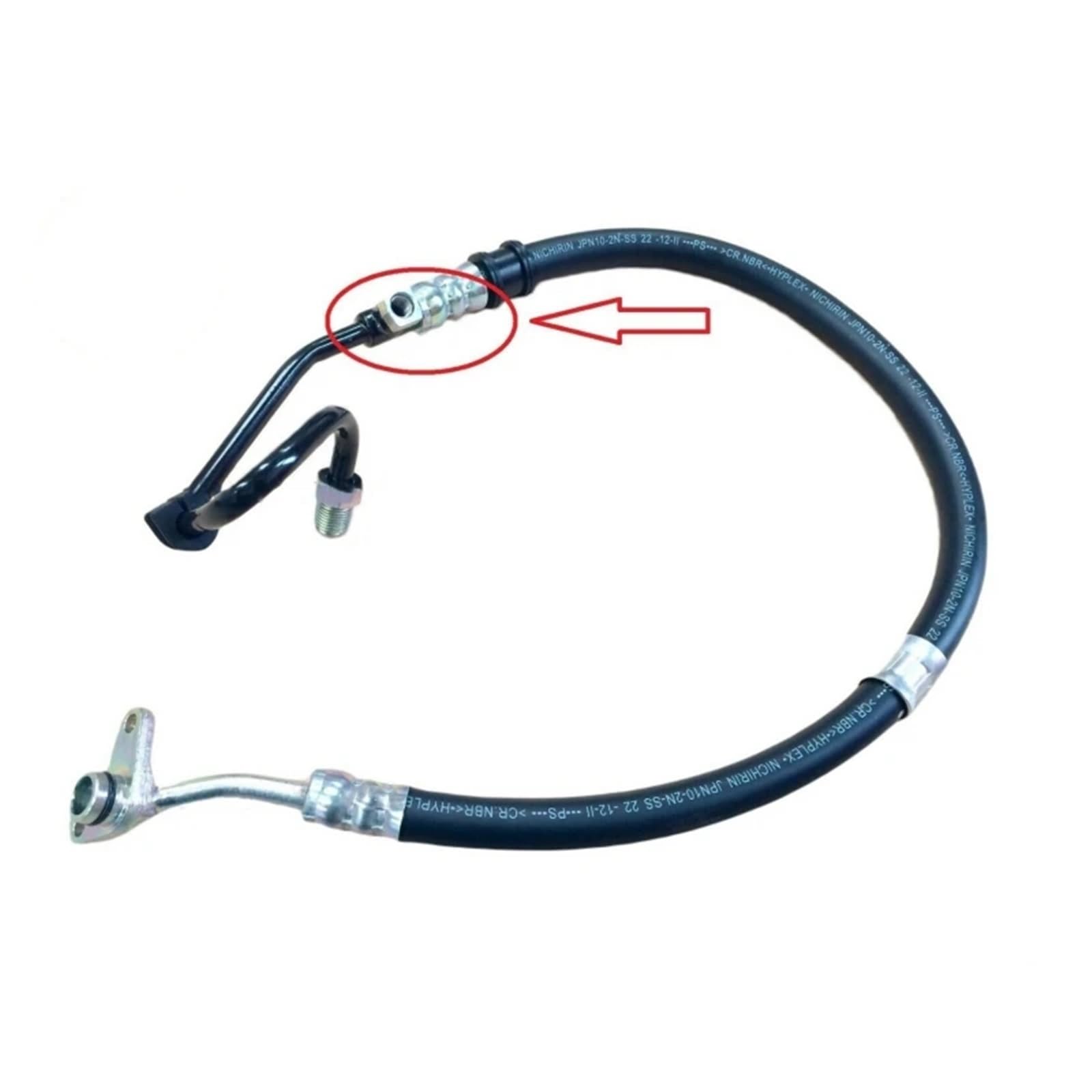 Manguera de alta presión de dirección asistida. Compatible con Honda. Compatible con Accord Gasolina 2.0 2.4 L. Bomba de dirección Bomba de giro